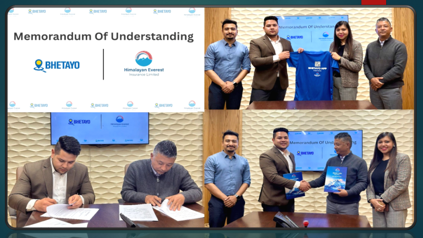 Bhetayo Partners with Himalayan Everest Insurance to Provide Accident Coverage for service professionals.